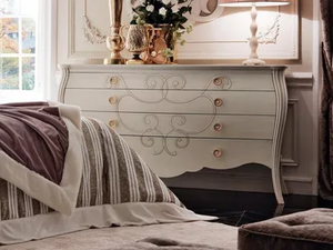 SOGNO - Solid wood chest of drawers with integrated handles _ Guerra Vanni